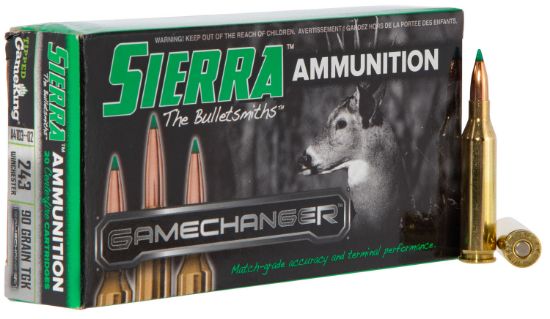 Picture of Sierra A410302 Gamechanger 243 Win 90 Gr Sierra Tipped Gameking 20 Per Box/ 10 Case 