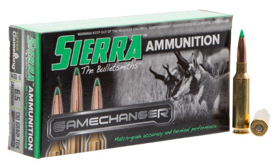 Picture of Sierra A433005 Gamechanger 6.5 Creedmoor 130 Gr Sierra Tipped Gameking 20 Per Box/ 10 Case 