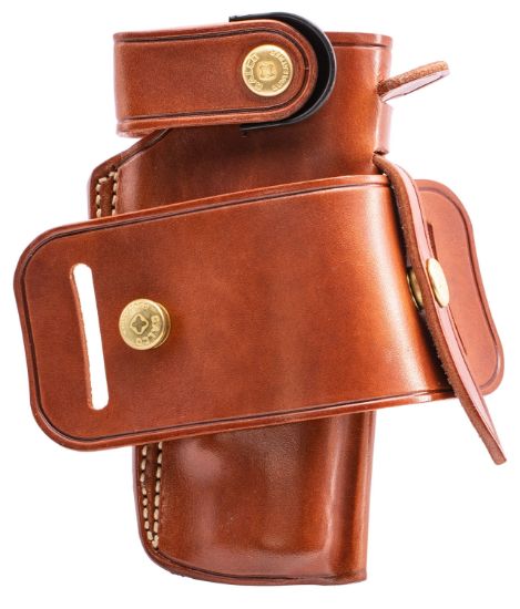 Picture of Galco Iro212 Ironhide Owb Tan Leather Belt Slide Fits 1911 Ambidextrous 