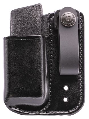 Picture of Galco Iwbmc26b Iwb Mag Carrier Single Black Leather Belt Belts 1.75" Wide Compatible W/ Single Stack Compatible W/ Sig P220 Compatible W/ S&W M&P Shield Compatible W/ 1911 Ambidextrous Hand 