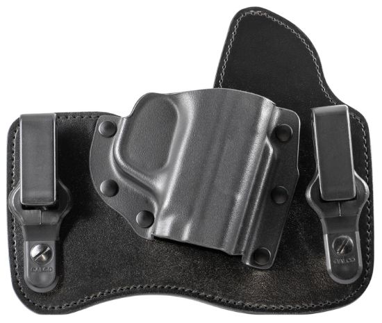 Picture of Galco Kt826b Kingtuk Deluxe Iwb Black Kydex/Leather Uniclip Fits S&W M&P Shield Right Hand 