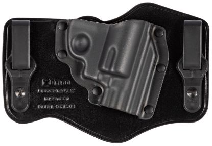 Picture of Galco Kc158b Kingtuk Classic Iwb Black Kydex/Leather Uniclip Fits S&W J Frame Fits Charter Arms Undercover Right Hand 