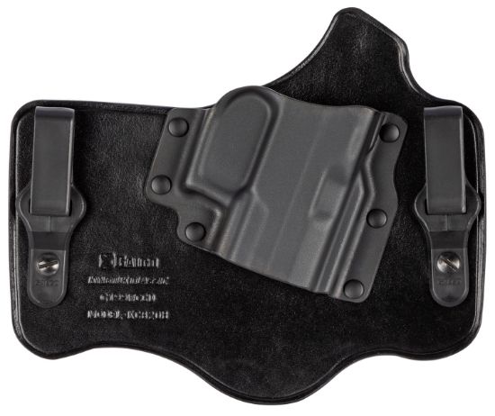 Picture of Galco Kc820b Kingtuk Classic Iwb Black Kydex/Leather Uniclip Fits Sig P320 Fits Sig P320 Compact Fits Beretta Apx Right Hand 