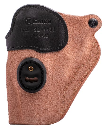 Picture of Galco S2118b Scout 3.0 Iwb Natural/Black Leather Uniclip/Stealth Clip Fits Ruger Sp101 Ambidextrous 