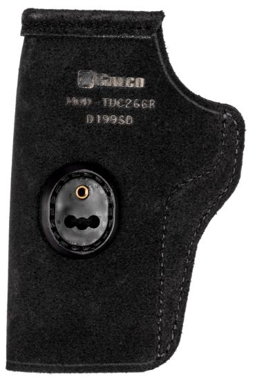 Picture of Galco Tuc266b Tuck-N-Go 2.0 Iwb Black Leather Uniclip/Stealth Clip Fits 1911/4-4.25" Barrel Ambidextrous 