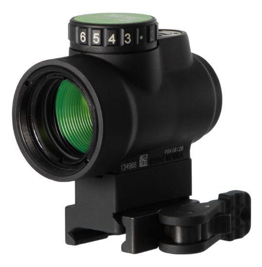 Picture of Trijicon 2200033 Mro Matte Black 1X 25Mm 2 Moa Green Dot Led Reticle 