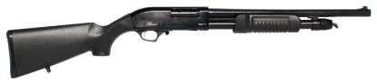 Picture of Iver Johnson Arms Pas12 Pas 12 Gauge Pump 3" 5+1 18.50" Black Steel Barrel, Black Rail Cut Black Synthetic Stock 