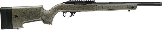 Picture of Bergara Rifles Bxr001 Bxr 22 Lr 10+1 16.50" Matte Blued Fluted Chromoly Steel Barrel, Matte Blued Aluminum Receiver, Black Speckled Green Synthetic Stock, Right Hand 