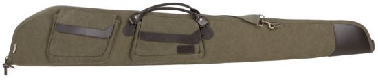 Picture of Heritage Cases 54352 North Platte Shotgun Case Olive Canvas/Leather 52" 