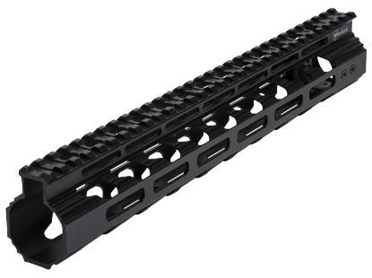 Picture of Firefield Ff34066 Verge Handguard 12" M-Lok Style Made Of Aluminum With Black Anodized Finish For Ar-15 