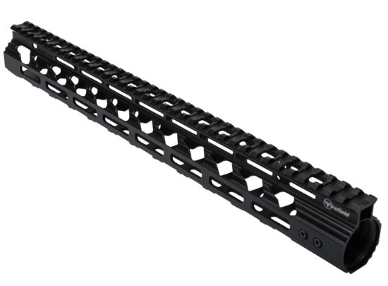 Picture of Firefield Ff34067 Verge Handguard M-Lok Aluminum Black Anodized Picatinny Rail Ar Platform 15" Long 