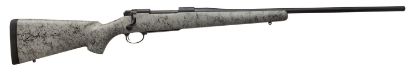 Picture of Nosler 39448 M48 Liberty 6.5 Creedmoor 4+1 24" Barrel, Graphite Black Cerakote Metal Finish, Gray Black Webbed Fixed Aramid Stock 