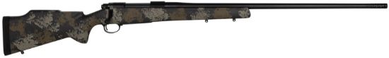 Picture of Nosler 42048 M48 Long-Range 28 Nosler 3+1 26" Barrel, Graphite Black Cerakote Metal Finish, Black With Green/Tan Sponge Pattern Manners Mcs-T Elite Tac Stock 