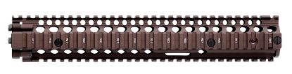Picture of Daniel Defense 0100408001 M4a1 Ris Ii Handguard 12.25" 2-Piece, Free-Floating Style Made Of 6061-T6 Aluminum With Flat Dark Earth Anodized Finish & Picatinny Rail For Ar-15 