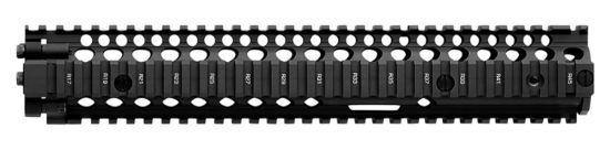 Picture of Daniel Defense 0100408001006 M4a1 Ris Ii Handguard 12.25" 2-Piece, Free-Floating Style Made Of 6061-T6 Aluminum With Black Anodized Finish & Picatinny Rail For Ar-15 