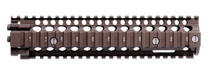 Picture of Daniel Defense 0100408020011 Mk18 Ris Ii Handguard 9.55" 2-Piece, Free-Floating Style Made Of 6061-T6 Aluminum With Flat Dark Earth Anodized Finish & Picatinny Rail For Ar-15 