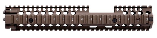 Picture of Daniel Defense 0100408030 M4a1 Fsp Ris Ii Handguard 12.25" 2-Piece, Free-Floating Style Made Of 6061-T6 Aluminum With Flat Dark Earth Anodized Finish & Picatinny Rail For Ar-15 
