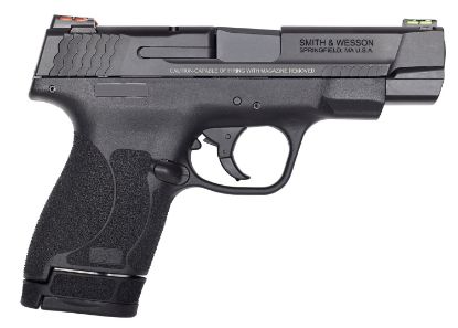 Picture of Smith & Wesson 11796 M&P Performance Center Shield M2.0 Micro-Compact Frame 40 S&W 6+1/7+1, 4" Black Armornite Stainless Steel Barrel & Serrated Slide, Matte Black Polymer Frame, No Safety 