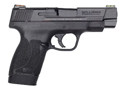 Picture of Smith & Wesson 11864 M&P Performance Center Shield M2.0 Micro-Compact Frame 45 Acp 6+1/7+1, 4" Black Armornite Stainless Steel Barrel & Serrated Slide, Matte Black Polymer Frame, No Safety 