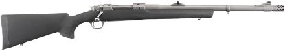 Picture of Ruger 57102 Hawkeye Alaskan Full Size 300 Win Mag 3+1 20" Matte Stainless Steel Threaded Barrel, Integral Scope Mounts Stainless Steel Receiver, Black Hogue Overmolded Synthetic Stock 