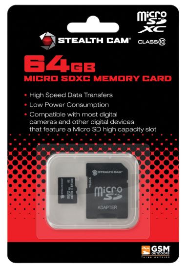 Picture of Stealth Cam Stc64micsd Micro Sd Memory Card 64Gb 