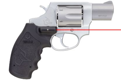 Picture of Taurus 2-856029Ulvl 856 Ultra-Lite 38 Special +P Caliber With 2" Barrel, 6Rd Capacity Cylinder, Overall Matte Finish Stainless Steel Frame & Finger Grooved Black Rubber Grip Includes Viridian Laser 