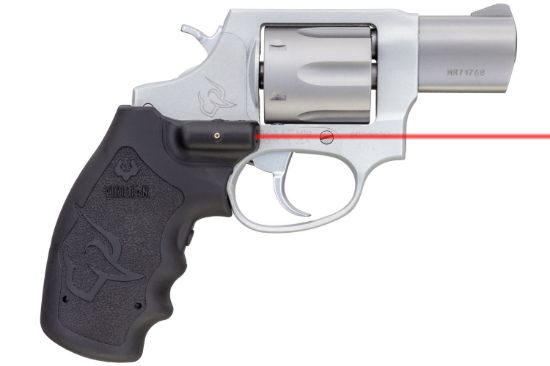 Picture of Taurus 2-856029Ulvl 856 Ultra-Lite 38 Special +P Caliber With 2" Barrel, 6Rd Capacity Cylinder, Overall Matte Finish Stainless Steel Frame & Finger Grooved Black Rubber Grip Includes Viridian Laser 