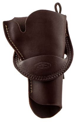 Picture of Hunter Company 109040 Crossdraw Owb Size 40 Antique Brown Leather Belt Loop Fits Ruger Vaquero Fits Colt Frontier Scout Fits 4.62-6" Barrel Right Hand 