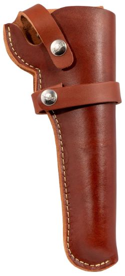 Picture of Hunter Company 110052 1100 Snapoff Owb Size 52 Tan Leather Belt Loop Fits Heritage Rough Rider Fits 6.50" Barrel Right Hand 