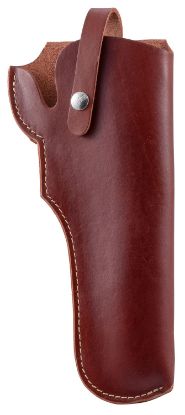 Picture of Hunter Company 1182 Hip Holster Owb Chestnut Tan Leather Belt Loop Fits Taurus Judge Fits 6.50" Barrel Right Hand 