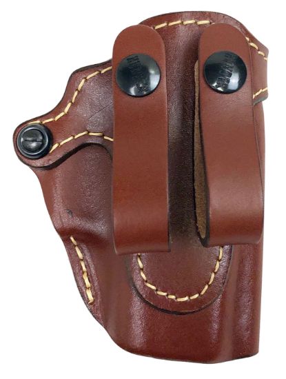Picture of Hunter Company 470045 Pro-Hide Iwb Brown Leather Fits Glock 43 Right Hand 