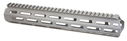 Picture of Q Llc 12Hbmlokhg Handguard M-Lok Aluminum Gray Q Llc Honey Badger 12" 