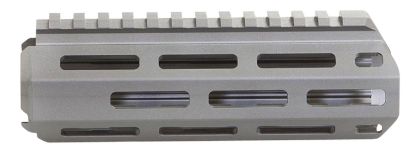 Picture of Q Llc 6Hbmlokarhg Handguard M-Lok Aluminum Gray Q Llc Honey Badger 6" 