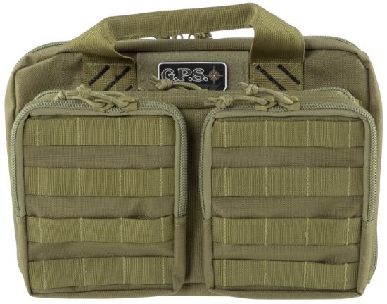 Picture of Gps Bags T1312pct Tactical Quad +2 Tan 1000D Polyester With Ykk Lockable Zippers, 8 Mag Pockets, 2 Ammo Front Pockets, Visual Id Storage System & Holds Up To 6 Handguns 