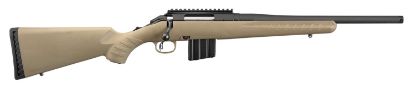 Picture of Ruger 26981 American Ranch Full Size 350 Legend 5+1 16.38" Matte Black Threaded Barrel, Matte Black Picatinny Rail Steel Receiver, Flat Dark Earth Fixed Synthetic Stock, Right Hand 