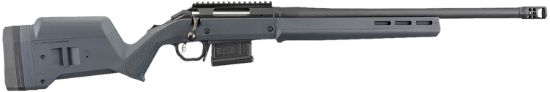 Picture of Ruger 26993 American Hunter Full Size 308 Win 5+1 20" Matte Black Heavy Threaded Barrel, Matte Black Picatinny Rail Steel Receiver, Gray Adj Magpul Hunter Synthetic Stock, Right Hand 