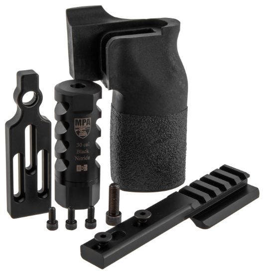 Picture of Masterpiece Arms 308Pmraccbundle Accbundle Dn3 Muzzle Brake, Vertical Grip, V4 Spigot Mount & Bag Rider For 308 Win Masterpiece Arms Pmr 