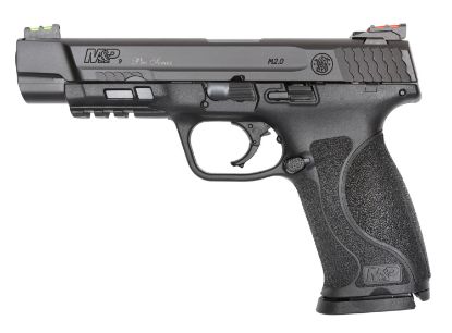 Picture of Smith & Wesson 11820 M&P Performance Center M2.0 Pro Full Size Frame 9Mm Luger 17+1, 5" Black Armornite Stainless Steel Barrel & Serrated Slide, Matte Black Polymer Frame W/Picatinny Rail, No Safety 