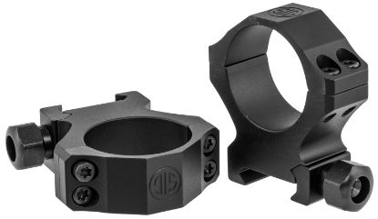 Picture of Sig Sauer Electro-Optics Soa10013 Alpha 1 Matte Black 30Mm High 0 Moa 