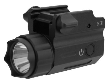 Picture of Tacfire Flp360f 360 Lumen Pistol Flashlight (Full-Sized) Black White Cree Led 