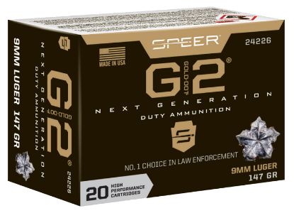 Picture of Speer 24226 Gold Dot G2 9Mm Luger 147 Gr G2 20 Per Box/ 10 Case 