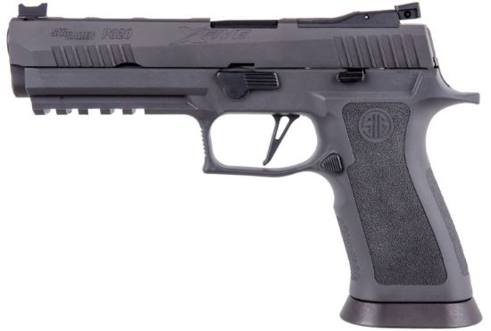 Picture of Sig Sauer 320X59legionr2 P320 X-Five Legion 9Mm Luger Caliber With 5" Barrel, 17+1 Capacity, Overall Legion Gray Cerakote Finish, Picatinny Rail Frame, Serrated Slide & Legion Gray Txg Grip 