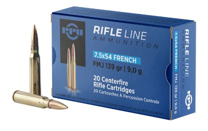 Picture of Ppu Pp7f Metric Rifle 7.5X54 French 139 Gr Full Metal Jacket 20 Per Box/ 10 Case 