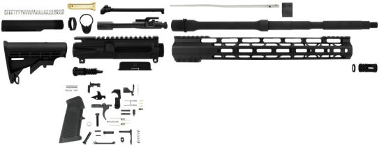 Picture of Tacfire Ssrk556lpk Lower Parts Kit Unassembled Rifle Kit 223 Rem/5.56X45mm Nato Ar Platform Aluminum 1/2"-28 Tpi 