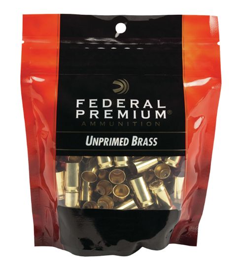 Picture of Federal Ph9upb100 Gold Medal Premium 9Mm Luger Handgun Brass 100 Per Bag 