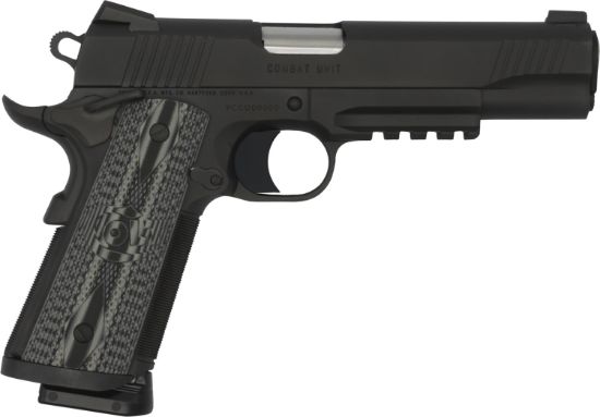 Picture of Colt Mfg O1082ccu Ccu Government 9Mm Luger 9+1 5" Stainless National Match Barrel, Matte Black Dlc Serrated Stainless Steel Slide & Frame W/Beavertail, Black Scalloped G10 Grip, Ambidextrous 