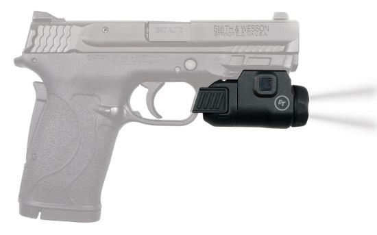 Picture of Crimson Trace 0100010 Cmr-209 Universal Pistol Light Rail Master Matte Black 200 Lumens White Led Light 