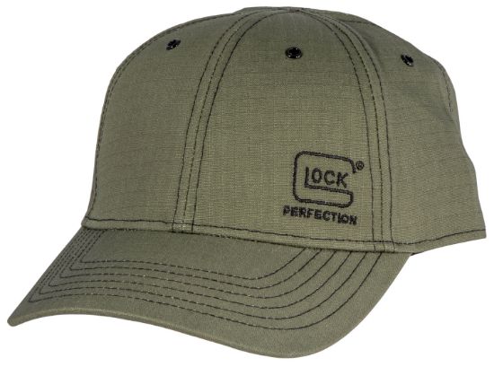 Picture of Glock As10079 1986 Ripstop Olive Hat W/Glock Perfection Logo Adjustable Velcro Back 