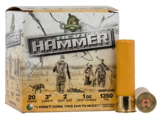 Picture of Hevi-Shot Hs29002 Hevi-Hammer 20 Gauge 3" 1 Oz 2 Shot 25 Per Box/ 10 Case 