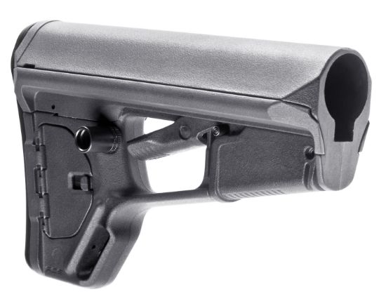 Picture of Magpul Mag378-Gry Acs-L Carbine Stock Stealth Gray Synthetic For Ar-15, M16, M4 With Mil-Spec Tube (Tube Not Included) 